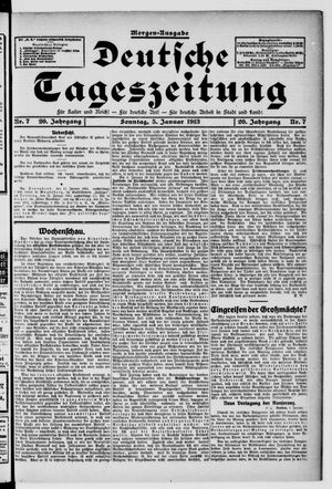 Deutsche Tageszeitung on Jan 5, 1913