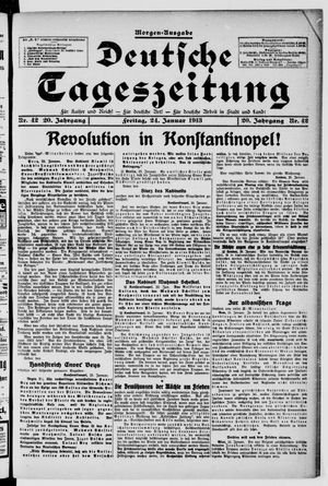 Deutsche Tageszeitung vom 24.01.1913