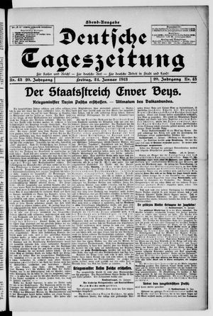 Deutsche Tageszeitung vom 24.01.1913