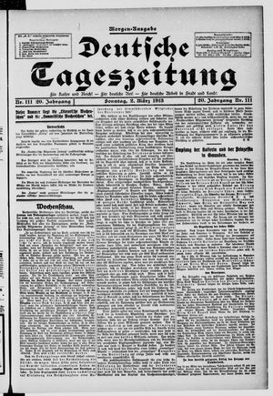 Deutsche Tageszeitung on Mar 2, 1913