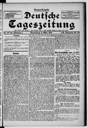 Deutsche Tageszeitung vom 06.03.1913