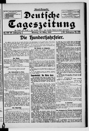 Deutsche Tageszeitung on Mar 10, 1913