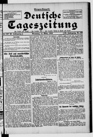 Deutsche Tageszeitung vom 11.03.1913
