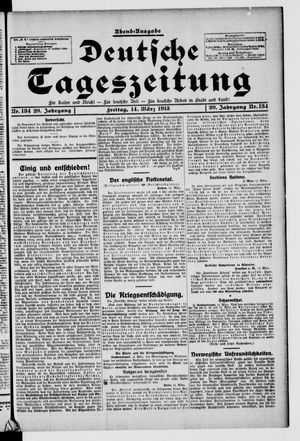 Deutsche Tageszeitung vom 14.03.1913