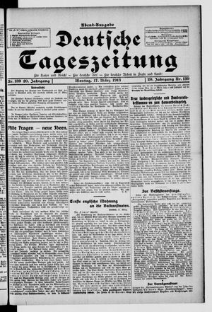 Deutsche Tageszeitung vom 17.03.1913