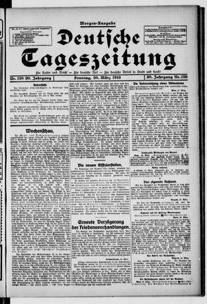 Deutsche Tageszeitung vom 30.03.1913