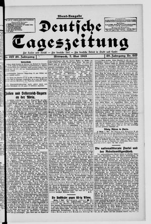 Deutsche Tageszeitung on May 7, 1913
