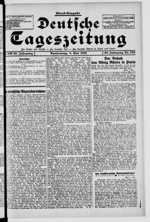 Deutsche Tageszeitung vom 08.05.1913