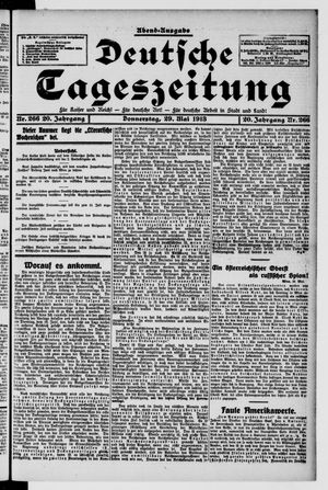 Deutsche Tageszeitung vom 29.05.1913