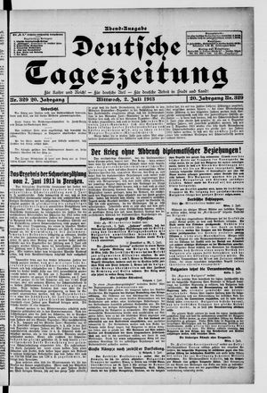 Deutsche Tageszeitung vom 02.07.1913