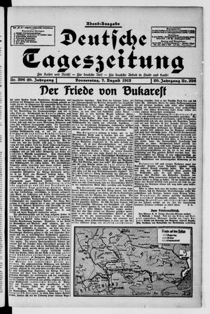 Deutsche Tageszeitung on Aug 7, 1913