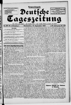 Deutsche Tageszeitung vom 18.09.1913