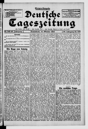 Deutsche Tageszeitung vom 18.10.1913
