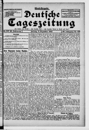 Deutsche Tageszeitung vom 05.12.1913