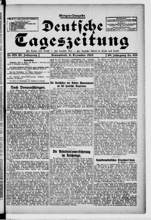 Deutsche Tageszeitung vom 06.12.1913