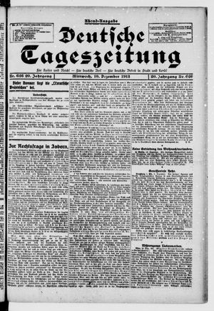 Deutsche Tageszeitung on Dec 10, 1913