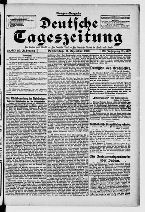 Deutsche Tageszeitung on Dec 11, 1913