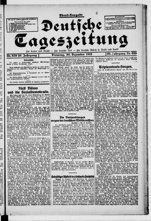 Deutsche Tageszeitung vom 30.12.1913