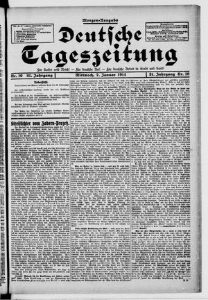 Deutsche Tageszeitung on Jan 7, 1914