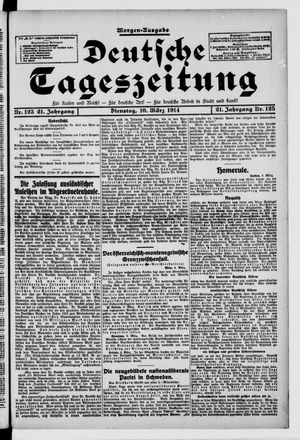 Deutsche Tageszeitung vom 10.03.1914