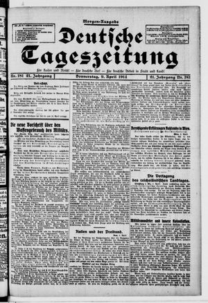 Deutsche Tageszeitung vom 09.04.1914