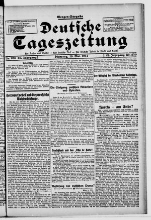 Deutsche Tageszeitung vom 19.05.1914