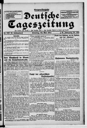 Deutsche Tageszeitung on May 24, 1914