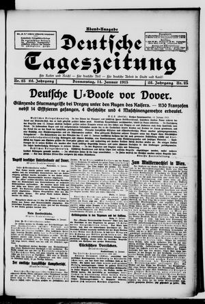 Deutsche Tageszeitung vom 14.01.1915
