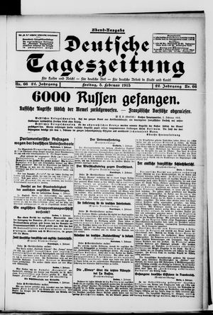 Deutsche Tageszeitung vom 05.02.1915