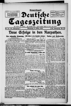 Deutsche Tageszeitung on Mar 2, 1915