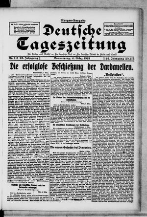 Deutsche Tageszeitung vom 04.03.1915