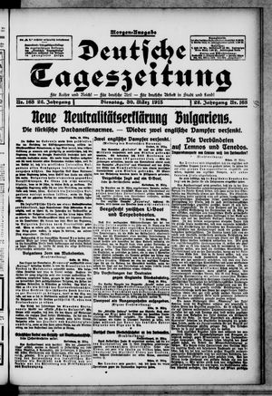 Deutsche Tageszeitung on Mar 30, 1915