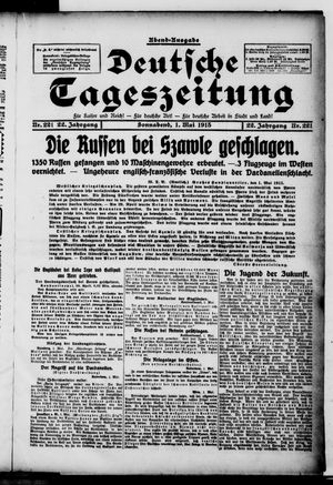 Deutsche Tageszeitung vom 01.05.1915