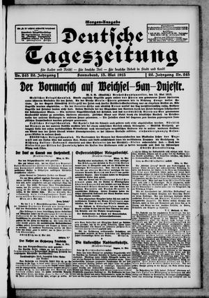 Deutsche Tageszeitung vom 15.05.1915