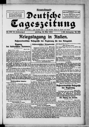 Deutsche Tageszeitung on May 21, 1915