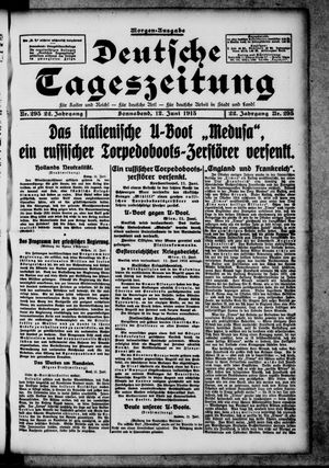 Deutsche Tageszeitung vom 12.06.1915