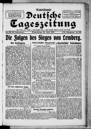 Deutsche Tageszeitung vom 24.06.1915