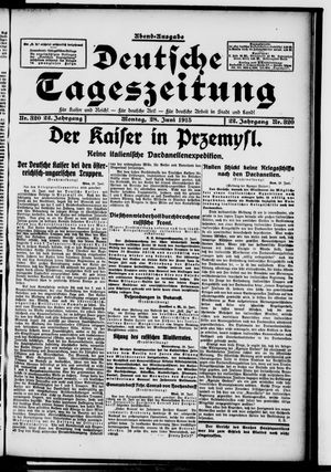 Deutsche Tageszeitung vom 28.06.1915
