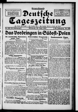 Deutsche Tageszeitung vom 30.06.1915
