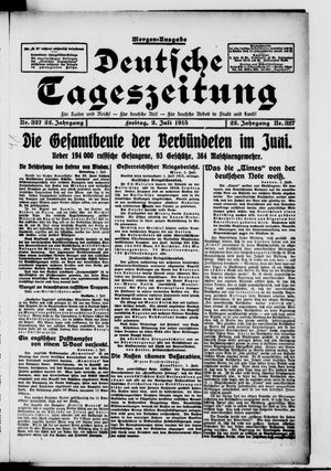 Deutsche Tageszeitung vom 02.07.1915