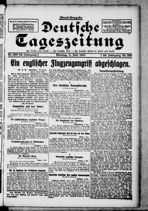 Deutsche Tageszeitung on Jul 5, 1915