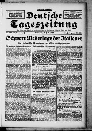 Deutsche Tageszeitung vom 07.07.1915