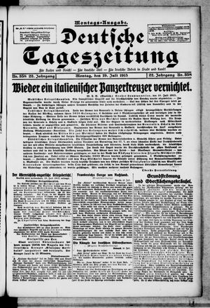 Deutsche Tageszeitung vom 19.07.1915