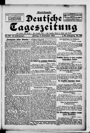 Deutsche Tageszeitung on Nov 5, 1915