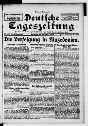 Deutsche Tageszeitung vom 12.12.1915