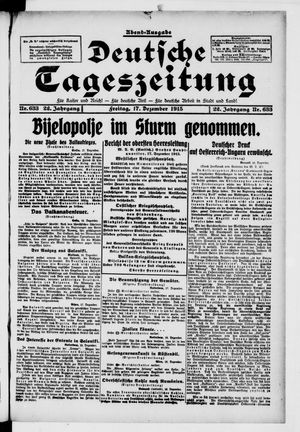 Deutsche Tageszeitung on Dec 17, 1915