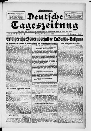 Deutsche Tageszeitung vom 03.01.1916