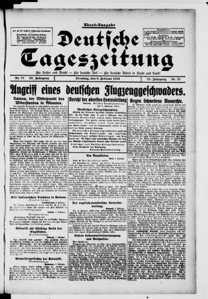 Deutsche Tageszeitung vom 08.02.1916