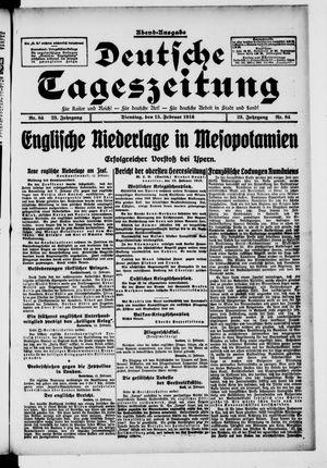 Deutsche Tageszeitung vom 15.02.1916