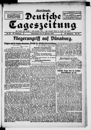 Deutsche Tageszeitung vom 17.02.1916